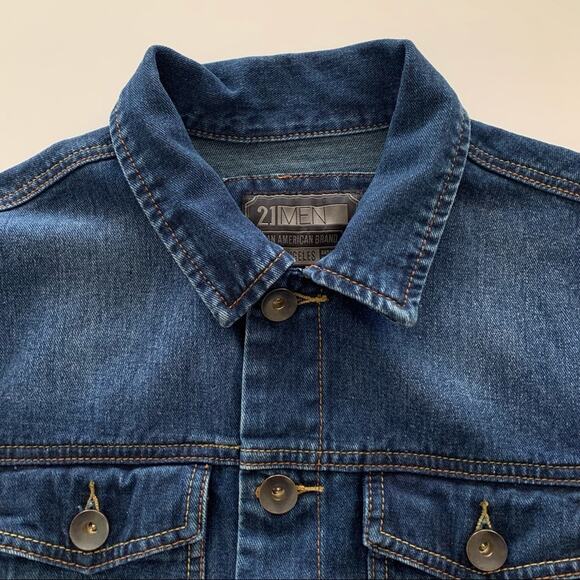 Via Penny Lane Reworked Apparel | Men’s Nirvana Graphic Denim Jacket Small - Picture 4 of 8